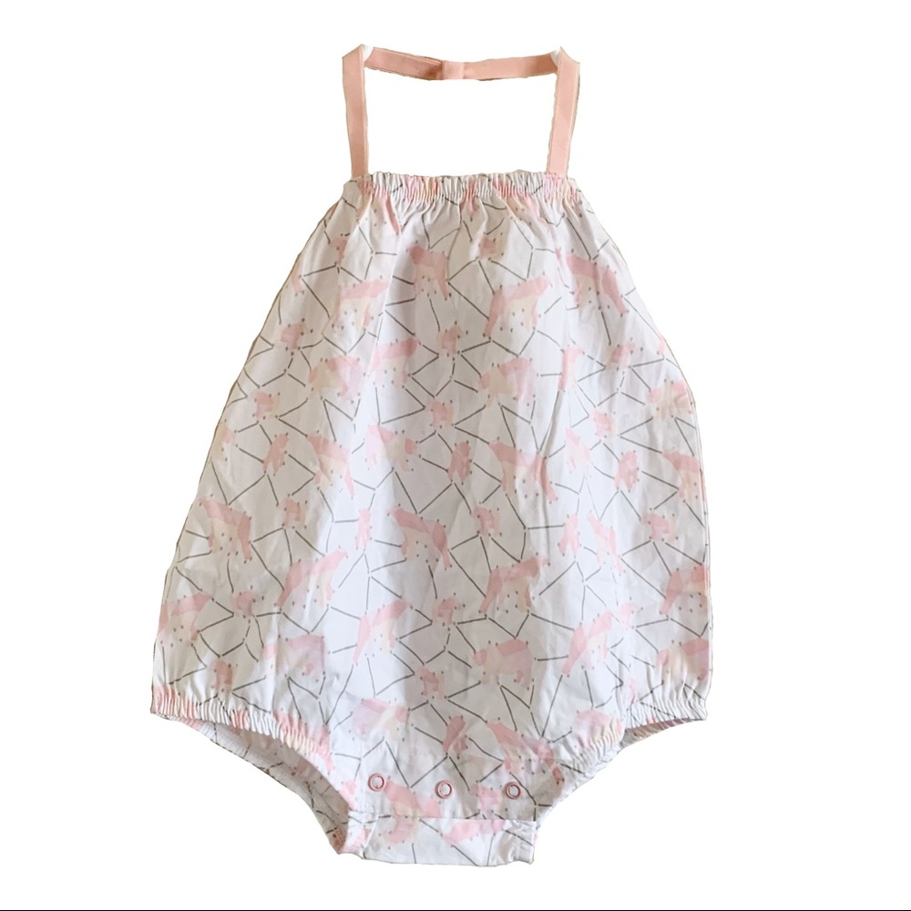 Sapling Organic Cotton Bubble Romper